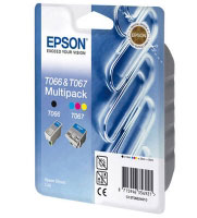 Epson T066/T067 Ink Cartridge Multipack (Paperclip) (C13T06624010)